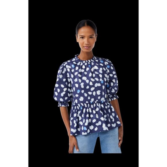 NWT Scoop Women's Mock Neck Peplum Top Size XXL (20) - Picture 1 of 5